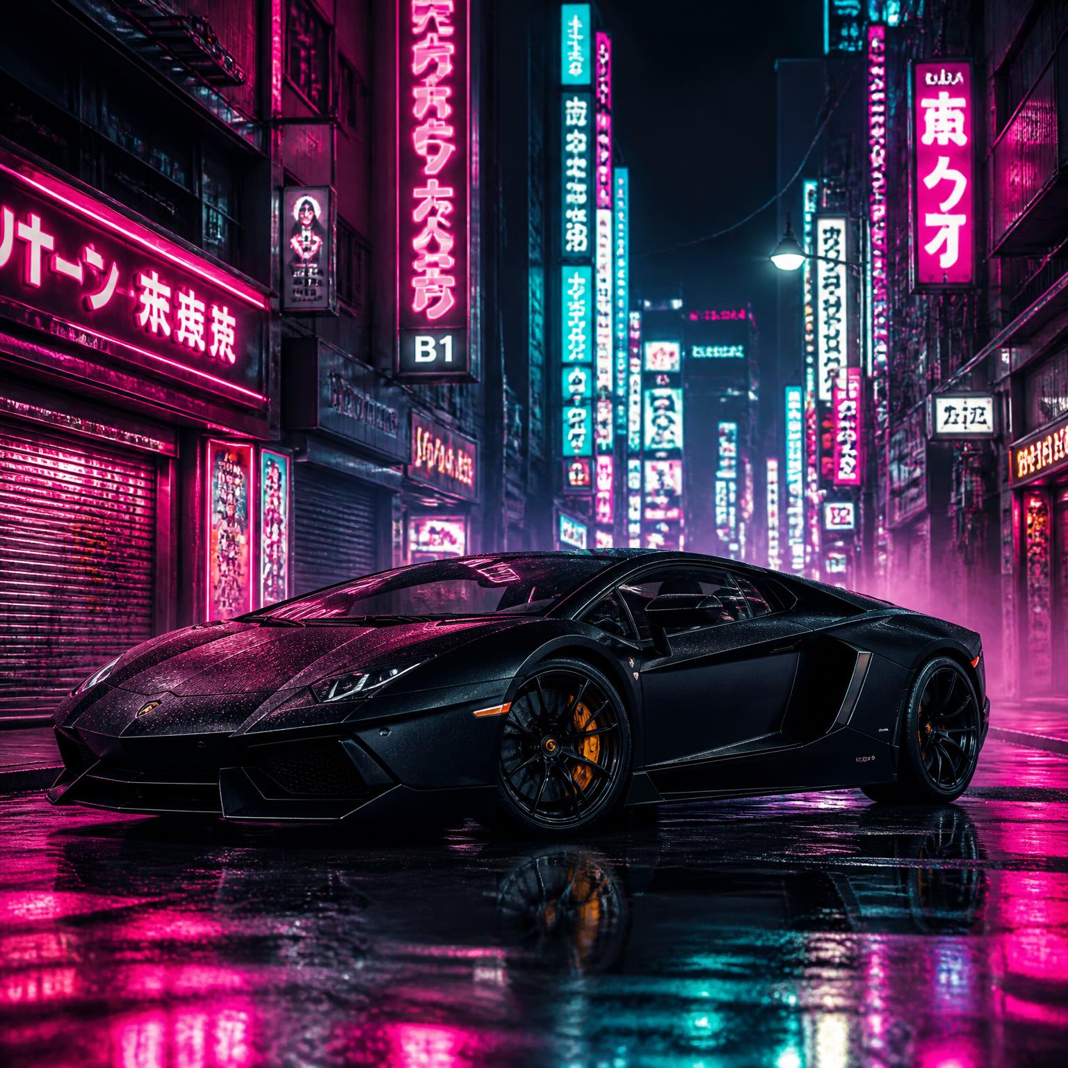 Midnight Lambo — Neon Tokyo